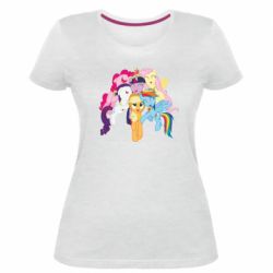 Женская премиум футболка My Little Pony
