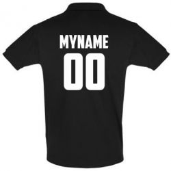 Мужское поло My name American - PrintSalon