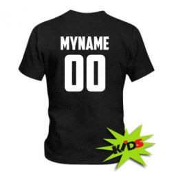 Детская футболка My name American - PrintSalon