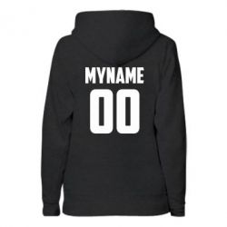 Женское худи My name American - PrintSalon