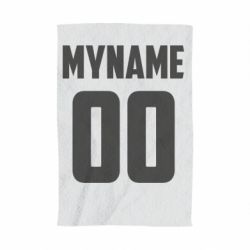 Полотенце с принтом My name American - PrintSalon
