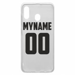 Чехол для Samsung A20 My name American - PrintSalon