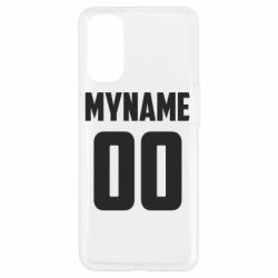 Чехол для Oppo Reno 4 My name American - PrintSalon