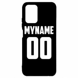 Чехол для Xiaomi Redmi Note 10 My name American - PrintSalon