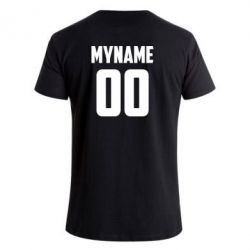 Мужская футболка премиум My name American - PrintSalon