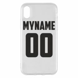 Чехол для iPhone X/Xs My name American - PrintSalon