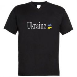 Мужская футболка  с V-образным вырезом My Ukraine - PrintSalon