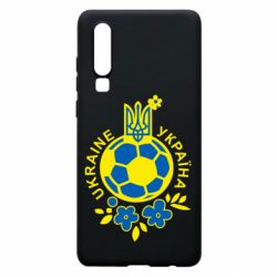 Чехол для Huawei P30 Мяч футбольный УКРАИНА цветной