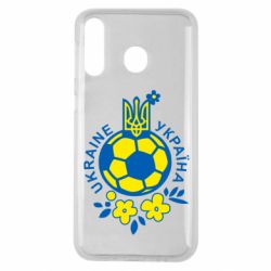 Чехол для Samsung M30 Мяч футбольный УКРАИНА цветной - PrintSalon