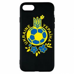 Чехол для iPhone SE 2020 Мяч футбольный УКРАИНА цветной - PrintSalon