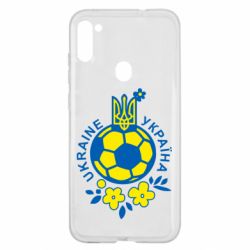 Чехол для Samsung A11/M11 Мяч футбольный УКРАИНА цветной - PrintSalon