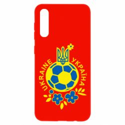 Чехол для Samsung A50 Мяч футбольный УКРАИНА цветной - PrintSalon