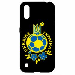 Чехол для Samsung A01/M01 Мяч футбольный УКРАИНА цветной - PrintSalon