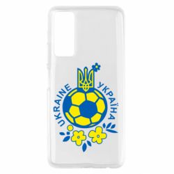 Чехол для Huawei P Smart 2021 Мяч футбольный УКРАИНА цветной - PrintSalon