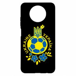 Чехол для Xiaomi Redmi Note 9 5G/Redmi Note 9T Мяч футбольный УКРАИНА цветной - PrintSalon
