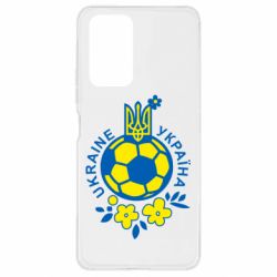 Чехол для Xiaomi Redmi Note 10 Pro Мяч футбольный УКРАИНА цветной - PrintSalon
