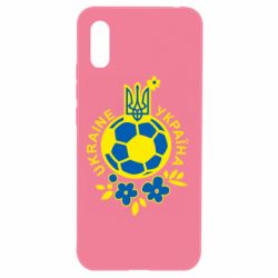 Чехол для Xiaomi Redmi 9a Мяч футбольный УКРАИНА цветной - PrintSalon