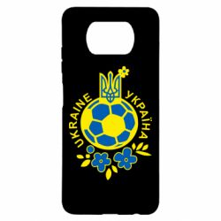 Чехол для Xiaomi Poco X3 Мяч футбольный УКРАИНА цветной - PrintSalon
