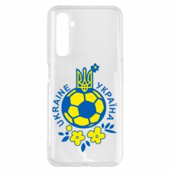 Чехол для Realme 6 Pro Мяч футбольный УКРАИНА цветной - PrintSalon