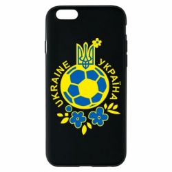 Чехол для iPhone 6/6S Мяч футбольный УКРАИНА цветной - PrintSalon