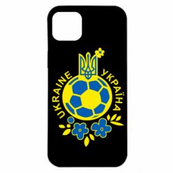 Чехол для iPhone 14 Plus Мяч футбольный УКРАИНА цветной - PrintSalon