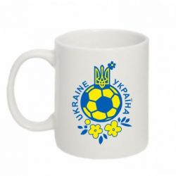 Чашка 320ml Мяч футбольный УКРАИНА цветной - PrintSalon