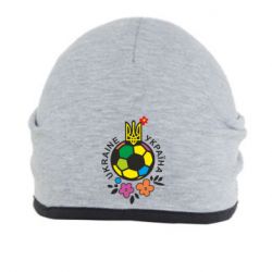 Шапка Мяч футбольный УКРАИНА цветной - PrintSalon
