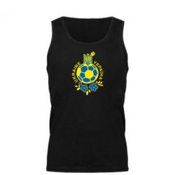 Мужская майка Мяч футбольный УКРАИНА цветной - PrintSalon