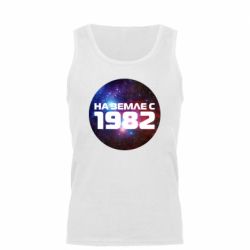 Мужская майка На земле с 1982 - PrintSalon