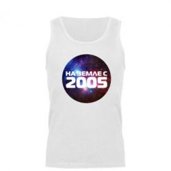 Майка чоловіча На землі з 2005 - PrintSalon