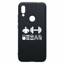 Чехол для Xiaomi Redmi 7 Набор спортсмена - PrintSalon