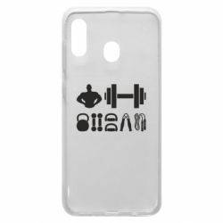 Чехол для Samsung A30 Набор спортсмена - PrintSalon