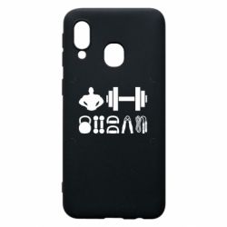Чехол для Samsung A40 Набор спортсмена - PrintSalon