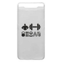 Чехол для Samsung A80 Набор спортсмена - PrintSalon