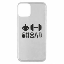 Чехол для iPhone 11 Набор спортсмена - PrintSalon