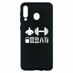 Чехол для Samsung M30 Набор спортсмена - PrintSalon