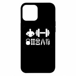 Чехол для iPhone 12 Pro Max Набор спортсмена - PrintSalon