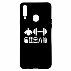 Чехол для Samsung A20s Набор спортсмена - PrintSalon