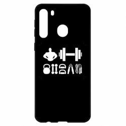 Чехол для Samsung A21 Набор спортсмена - PrintSalon