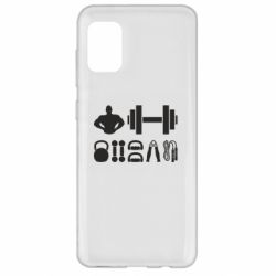 Чехол для Samsung A31 Набор спортсмена - PrintSalon