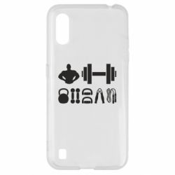 Чехол для Samsung A01/M01 Набор спортсмена - PrintSalon