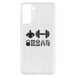 Чехол для Samsung S21+ Набор спортсмена - PrintSalon