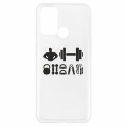 Чехол для Oppo A52/A72/A92 Набор спортсмена - PrintSalon