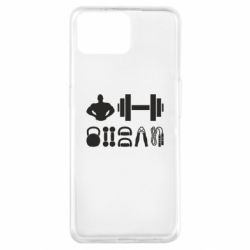 Чехол для Oppo A73 Набор спортсмена - PrintSalon