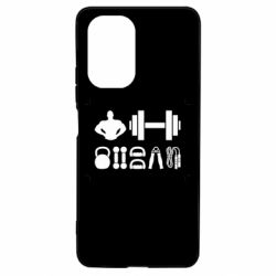 Чехол для Xiaomi Poco F3/K40 Набор спортсмена - PrintSalon