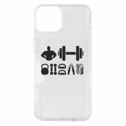 Чехол для iPhone 14 Набор спортсмена - PrintSalon