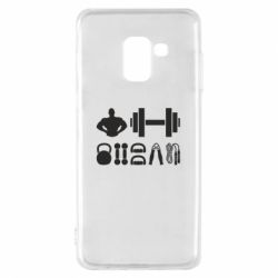 Чехол для Samsung A8 2018 Набор спортсмена