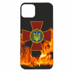 Чехол для iPhone 14 Plus Нацгвардія Вогонь