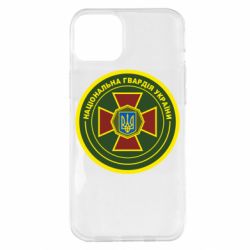 Чехол для iPhone 14 Plus Національна гвардія України емблема