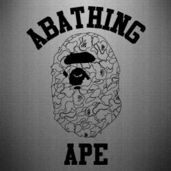 Наклейка A Bathing Ape art - PrintSalon